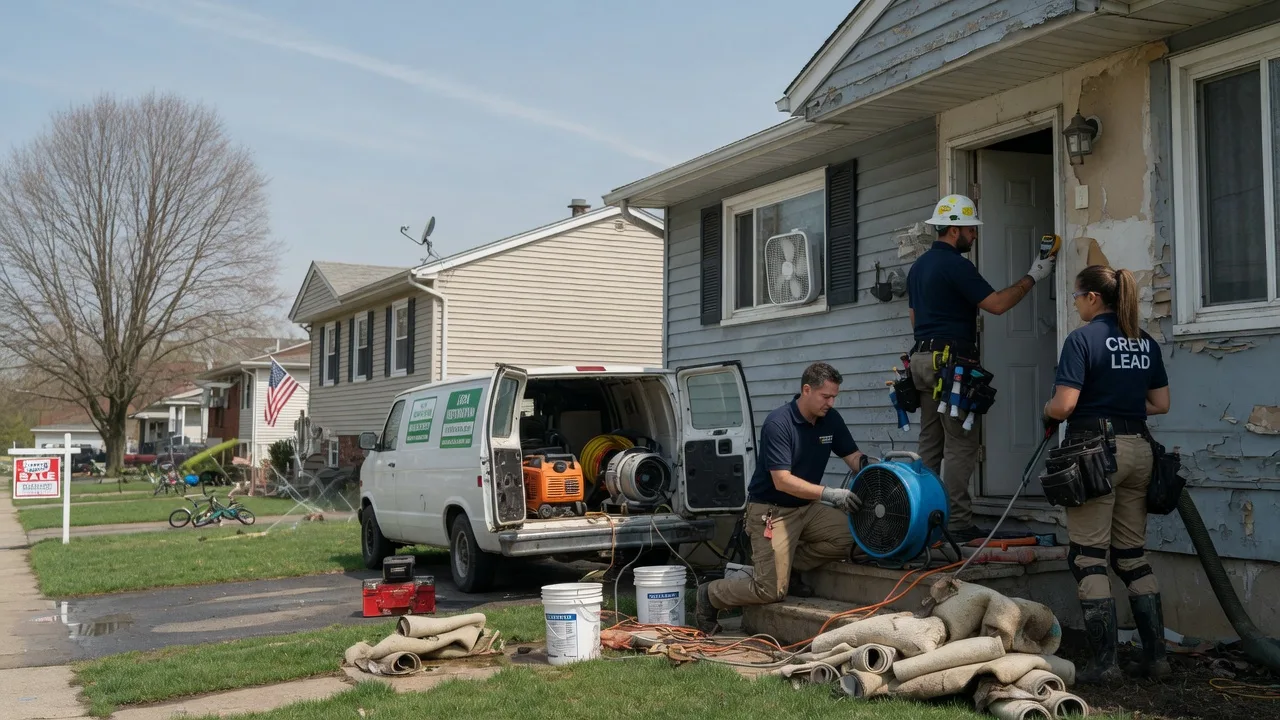 Flood Cleanup in Wheeling, MO near me