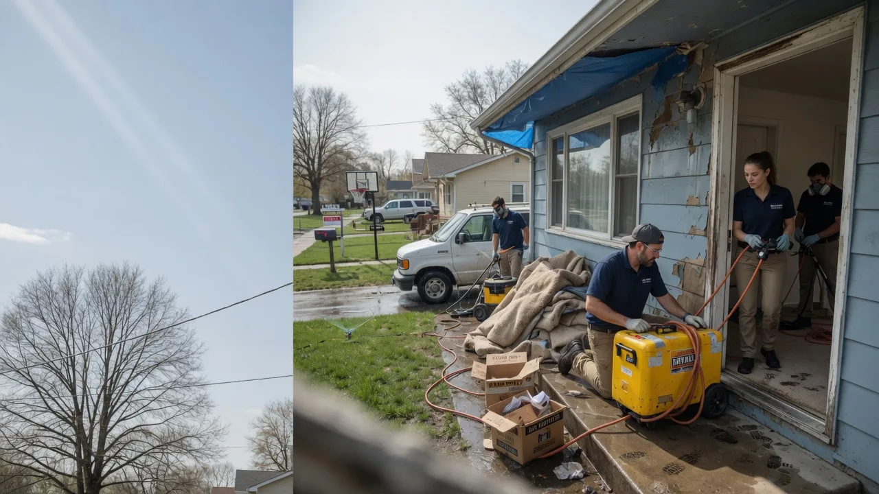 Basement Flood Cleanup in Wheeling, MO near me
